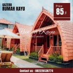 Rumah Kayu Lumbung Jati Minimalis Ukuran 4x6 Meter