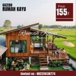 Rumah Kayu Minimalis Modern Kayu Jati