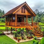 Rumah Panggung Kayu Jati Minimalis