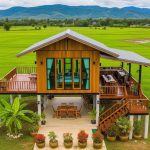 Jual Rumah Panggung Kayu Jati Minimalis Modern
