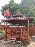 Gazebo Minimalis Kayu | Gazebo Kayu Jati | Gazebo Jepara - Image 2