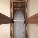 Mihrab Masjid Kayu Jati Perhutani | Mimbar Masjid