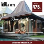 Rumah Joglo Minimalis Pendopo Kayu Jati Tua