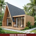 Rumah Glamping Kayu | Rumah Kayu Minimalis Modern