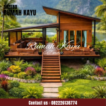Rumah Cabin Kayu | Rumah Kayu Minimalis Modern
