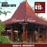 Jual Rumah Joglo Pendopo Kayu Jati Tua Perhutani