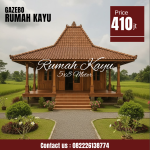 Jual Rumah Joglo Kayu Jati Bongkar Pasang