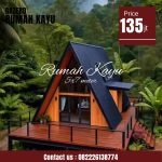 Rumah Kayu Segitiga Minimalis | Rumah Segitiga Modern