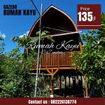 Jual Rumah Panggung Lumbung Kayu Jati Minimalis