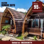 Rumah Kayu Glamping Untuk Wisata Alam Dan Resort