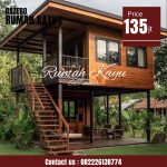 Jual Rumah Panggung Kayu Estetik Harga Terjangkau