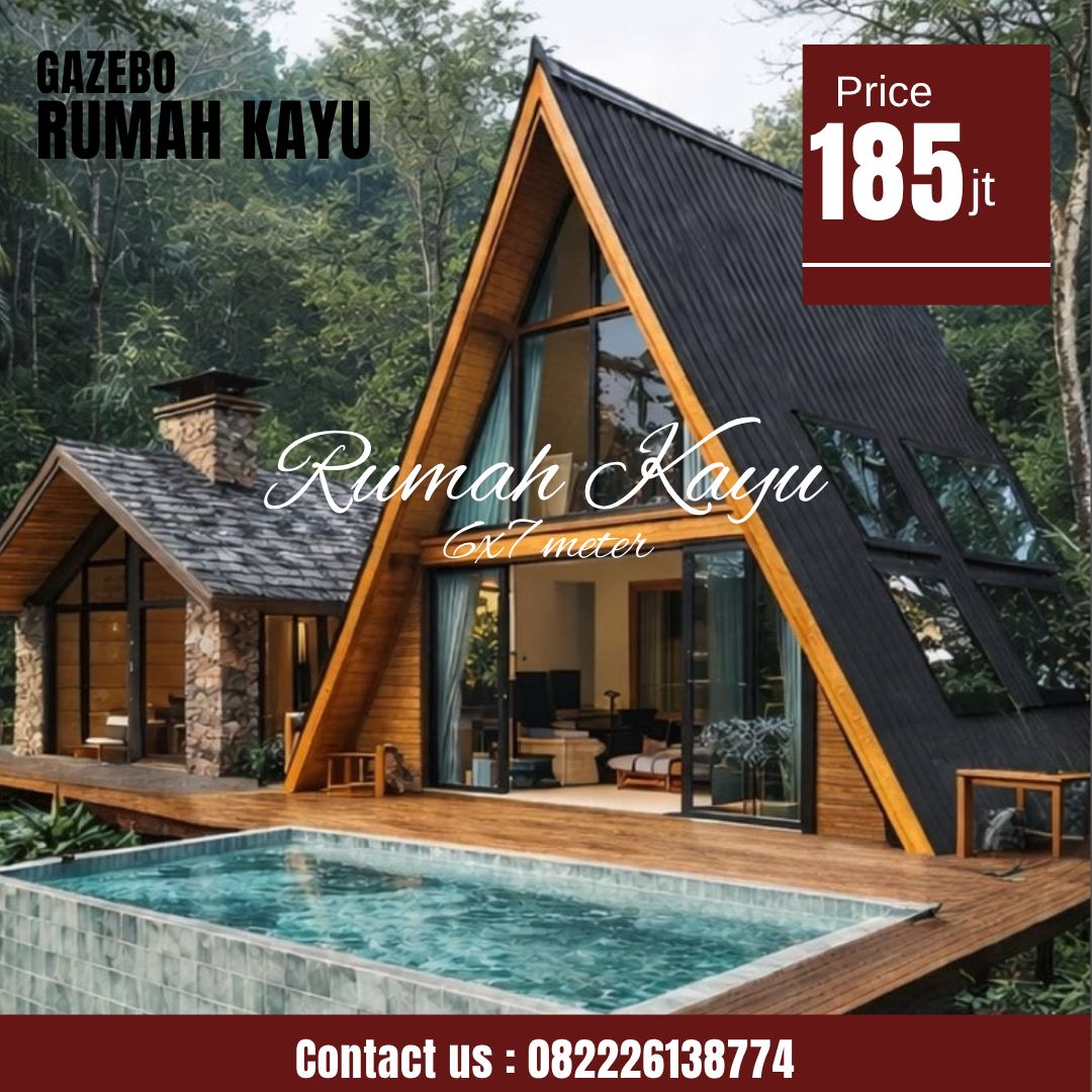 WhatsApp Image 2026-05-23 at 18.41.33 Rumah Kayu Segitiga Minimalis Kayu Jati Modern - Image 1