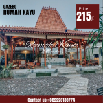 Rumah Kayu Joglo Pendopo Jati Tua