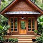 Jual Rumah Kayu Minimalis Modern Desain Elegan