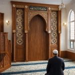 Jual Mihrab Masjid Kayu Jati Ukir Jepara Berkualitas Premium