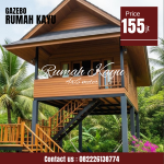 Rumah Kayu Panggung Modern Minimalis Harga Terjangkau
