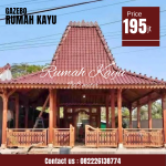 Jual Rumah Kayu Joglo Jati Modern | Jasa Pembuatan Rumah Kayu