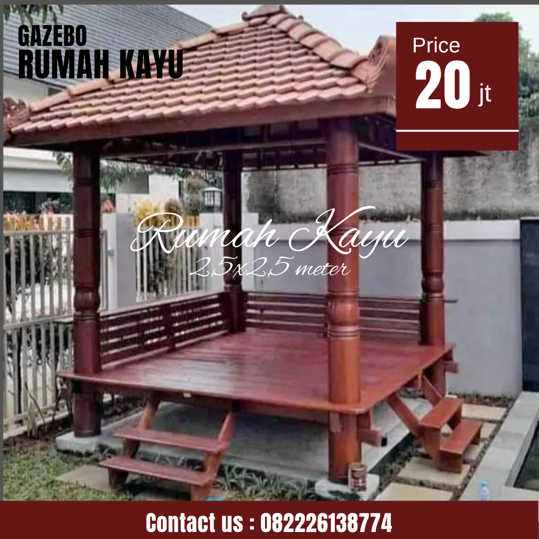 Abu Abu Inspirasi Desain Moderen Furniture Instagram Post - 2026-07-10T082203.253 Jual Gazebo Kayu Jati Premium Jepara - Image 1