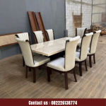 Jual Meja Makan Marmer Luxury 6 Kursi Harga Terbaik