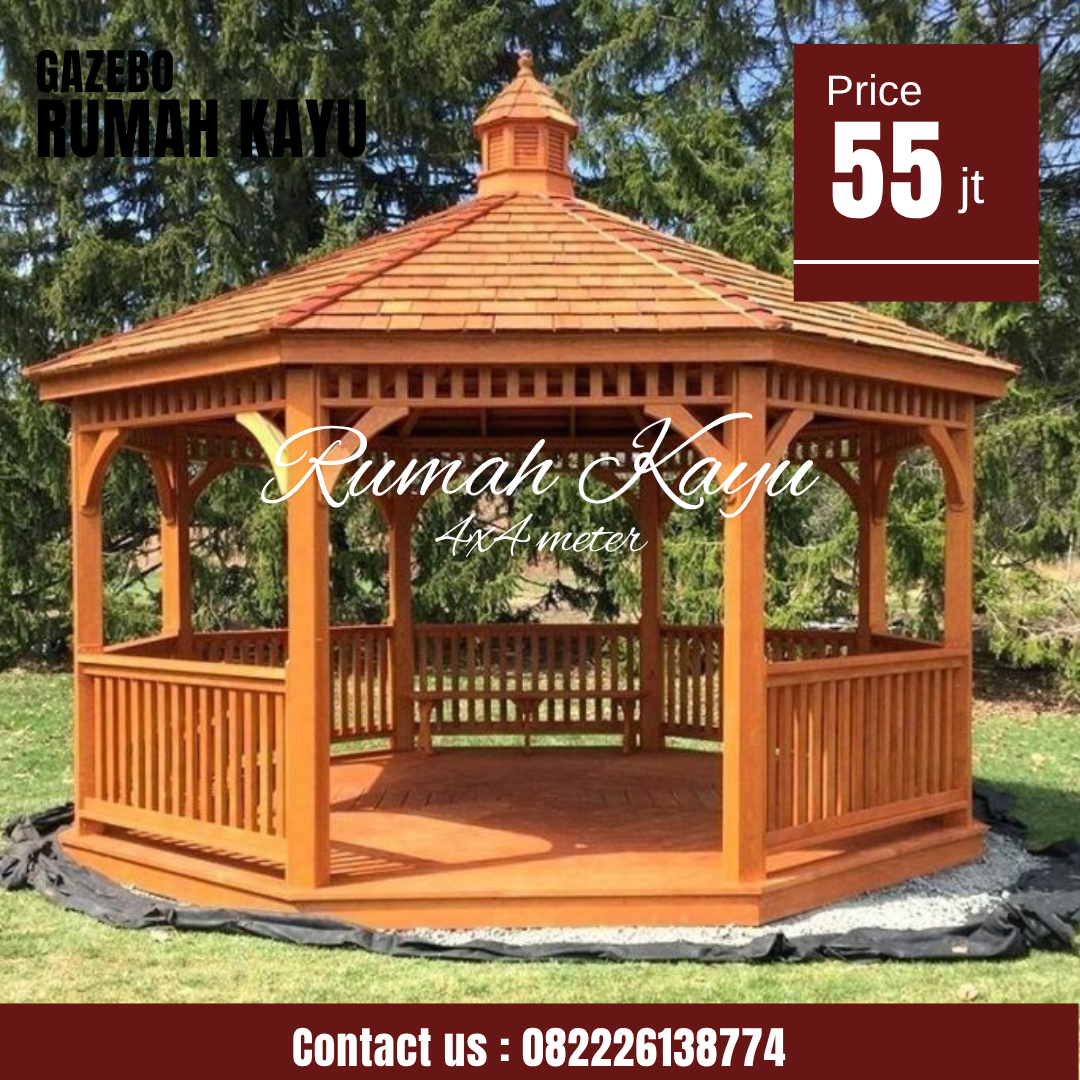Abu Abu Inspirasi Desain Moderen Furniture Instagram Post (43) Gazebo Kayu Jati Minimalis Modern Model Segidelapan - Image 1