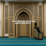 Mihrab Masjid Kayu Jati Mewah Langsung Dari Pengrajin Jepara