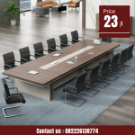 Meja Meeting Mewah Custom untuk Perusahaan dan Instansi
