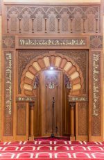 Jual Mihrab Masjid Kayu Jati Ukir Mewah Berkualitas
