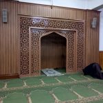 Jual Mihrab Masjid Kayu Jati Modern dengan Ukiran Premium