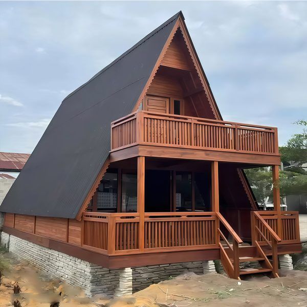 669c6143dfc3c75ca1474d11f29238e9 Rumah Segitiga Kayu Jati Premium - Image 1