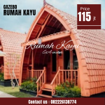 Rumah Lumbung Kayu Jati Asli