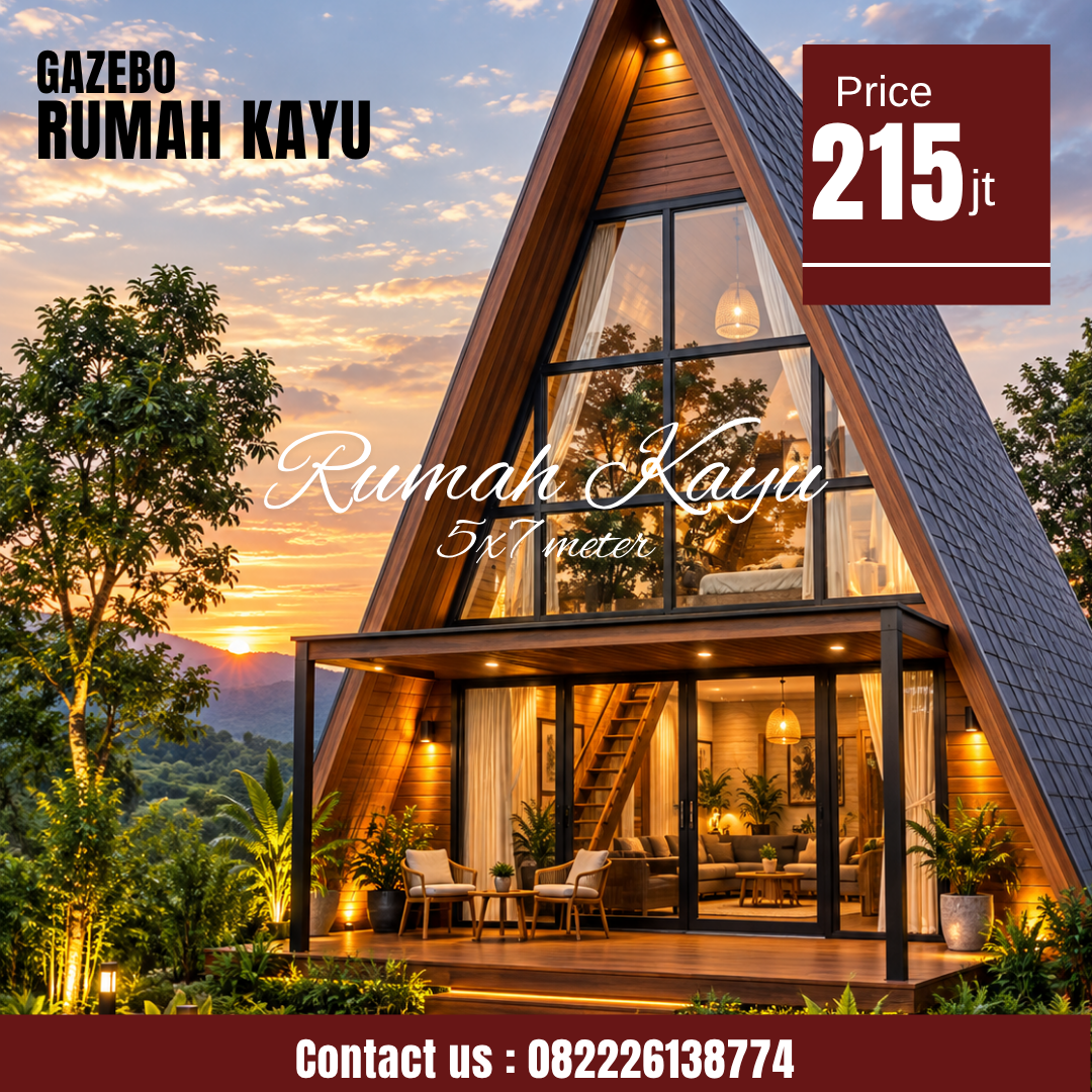 Abu Abu Inspirasi Desain Moderen Furniture Instagram Post - 2026-09-15T084853.516 Jual Rumah Kayu Segitiga Premium – Bisa Custom Ukuran & Desain - Image 1