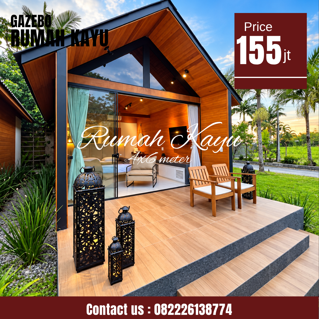 Abu Abu Inspirasi Desain Moderen Furniture Instagram Post - 2026-09-28T173955.290 Rumah Kayu Segitiga A-Frame Mewah untuk Villa & Glamping - Image 1
