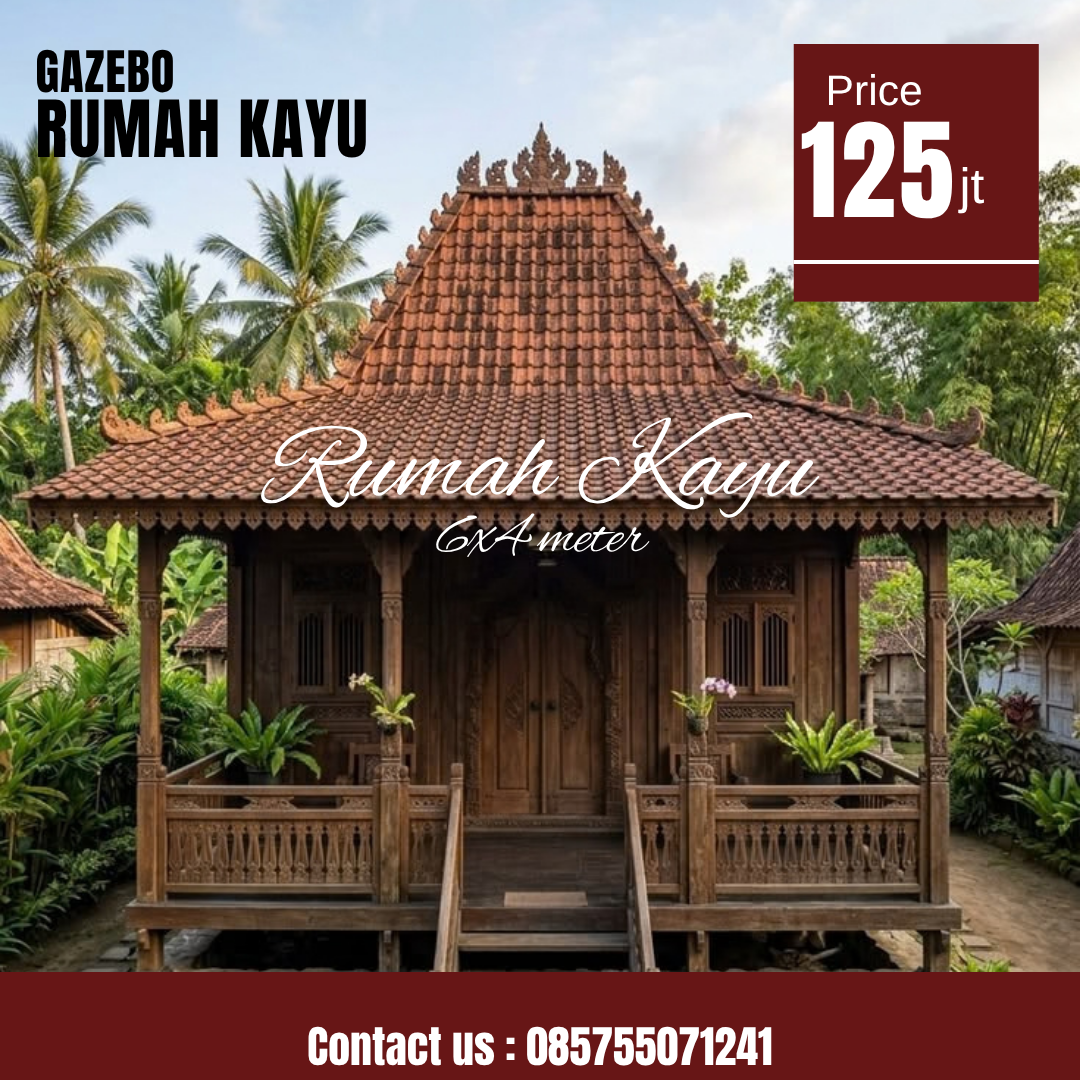 Abu Abu Inspirasi Desain Moderen Furniture Instagram Post - 2026-10-05T054908.442 Jual Rumah Joglo Kayu Jati Custom Siap Pasang - Image 1
