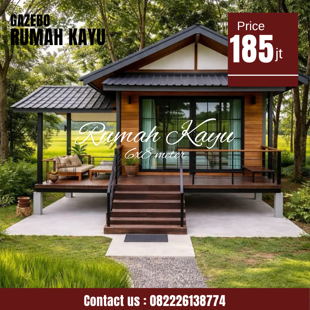 Abu Abu Inspirasi Desain Moderen Furniture Instagram Post - 2026-10-17T202029.757 Jual Rumah Kayu Minimalis Modern dengan Teras Luas - Image 1