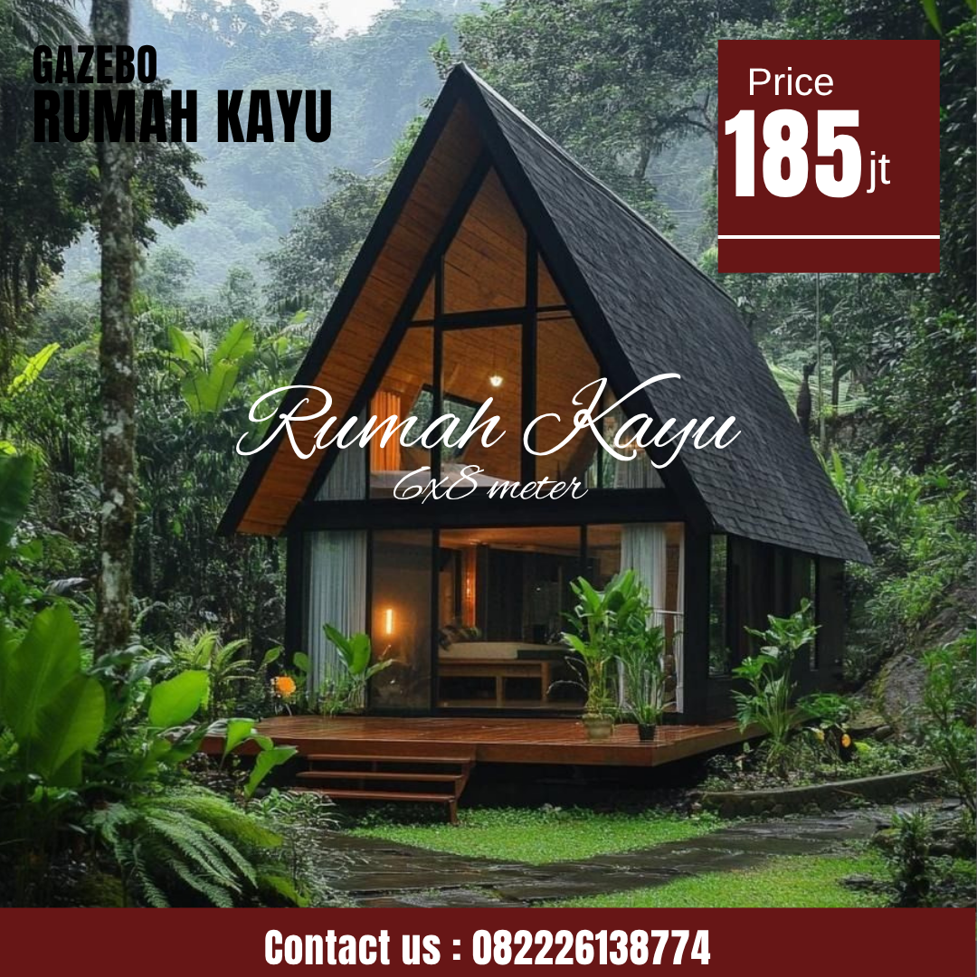 Abu Abu Inspirasi Desain Moderen Furniture Instagram Post - 2026-10-20T100134.921 Rumah Segitiga Kayu Jati Minimalis Modern Wooden A-Frame House - Image 1