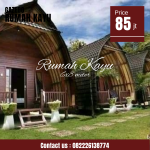 Jual Rumah Kayu Lumbung Model Tradisional Minimalis